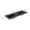 Modway Cayman Cayman 48" Double Basin Bathroom Sink