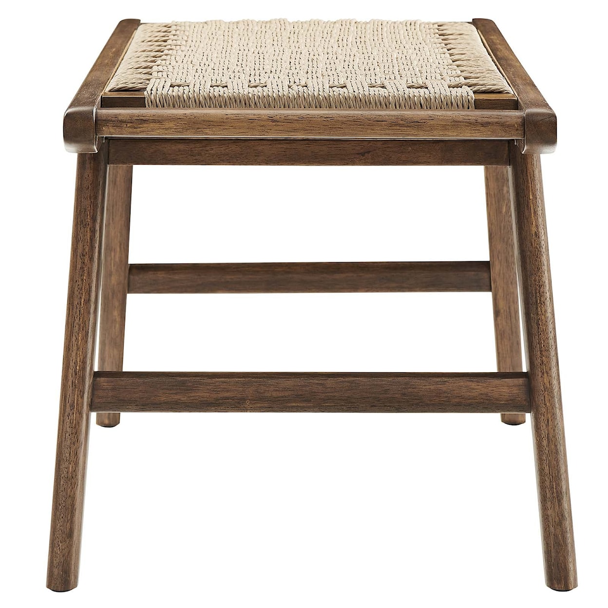 Modway Saoirse Saoirse 47" Wove Rope Wood Bench