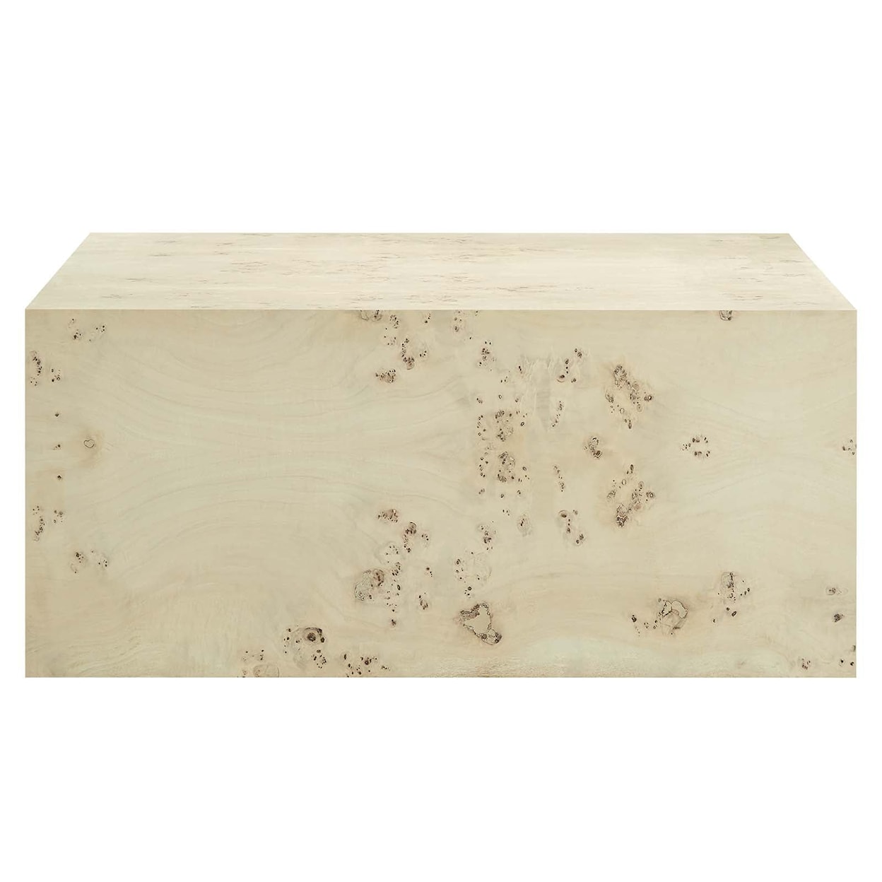 Modway Cosmos Cosmos 36" Square Burl Wood Coffee Table