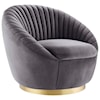 Modway Whirr Whirr Velvet Swivel Chair