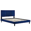 Modway Sofia Sofia Channel Velvet Full Platform Bed