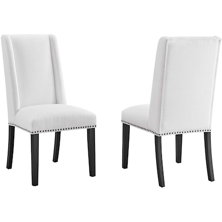 Set of 2 Upholstered Dining Side Chairs