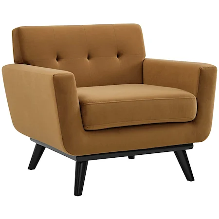 Engage Velvet Armchair