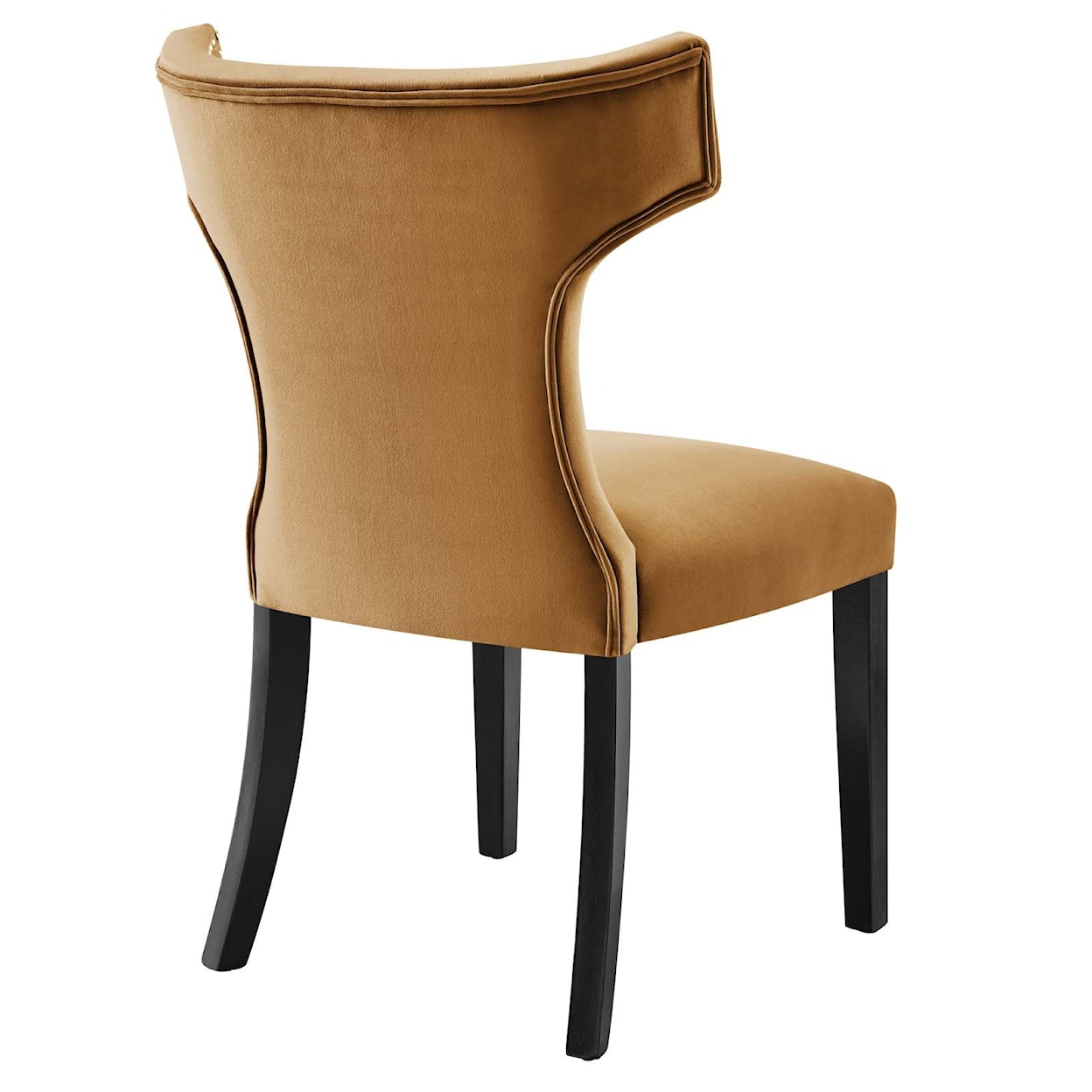 Modway Curve Curve Velvet Dining Chairs - Set of 2