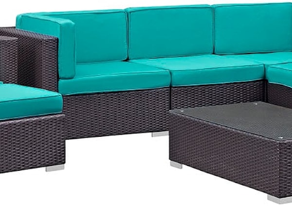 10-Piece Outdoor Patio Sectional Set