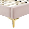 Modway Amber Amber Velvet Queen Platform Bed