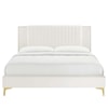 Modway Zahra Zahra Channel Velvet King Platform Bed