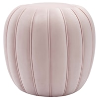 Celebrate Channel Tufted Performance Velvet Ottoman