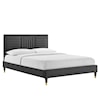 Modway Sofia Sofia Channel Velvet Twin Platform Bed