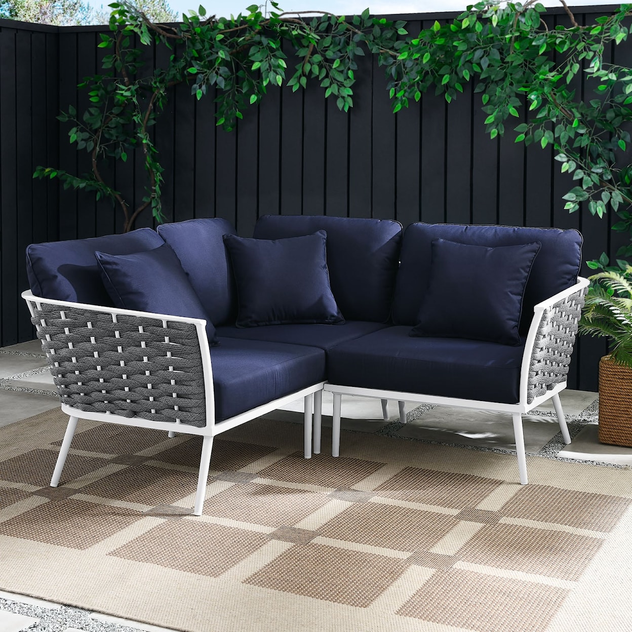 Modway Stance StanceOutdoor Small Sectional Sofa