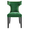 Modway Curve Curve Velvet Dining Chairs - Set of 2