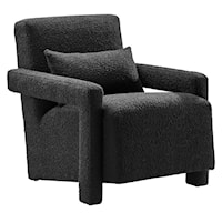 Mirage Boucle Upholstered Armchair