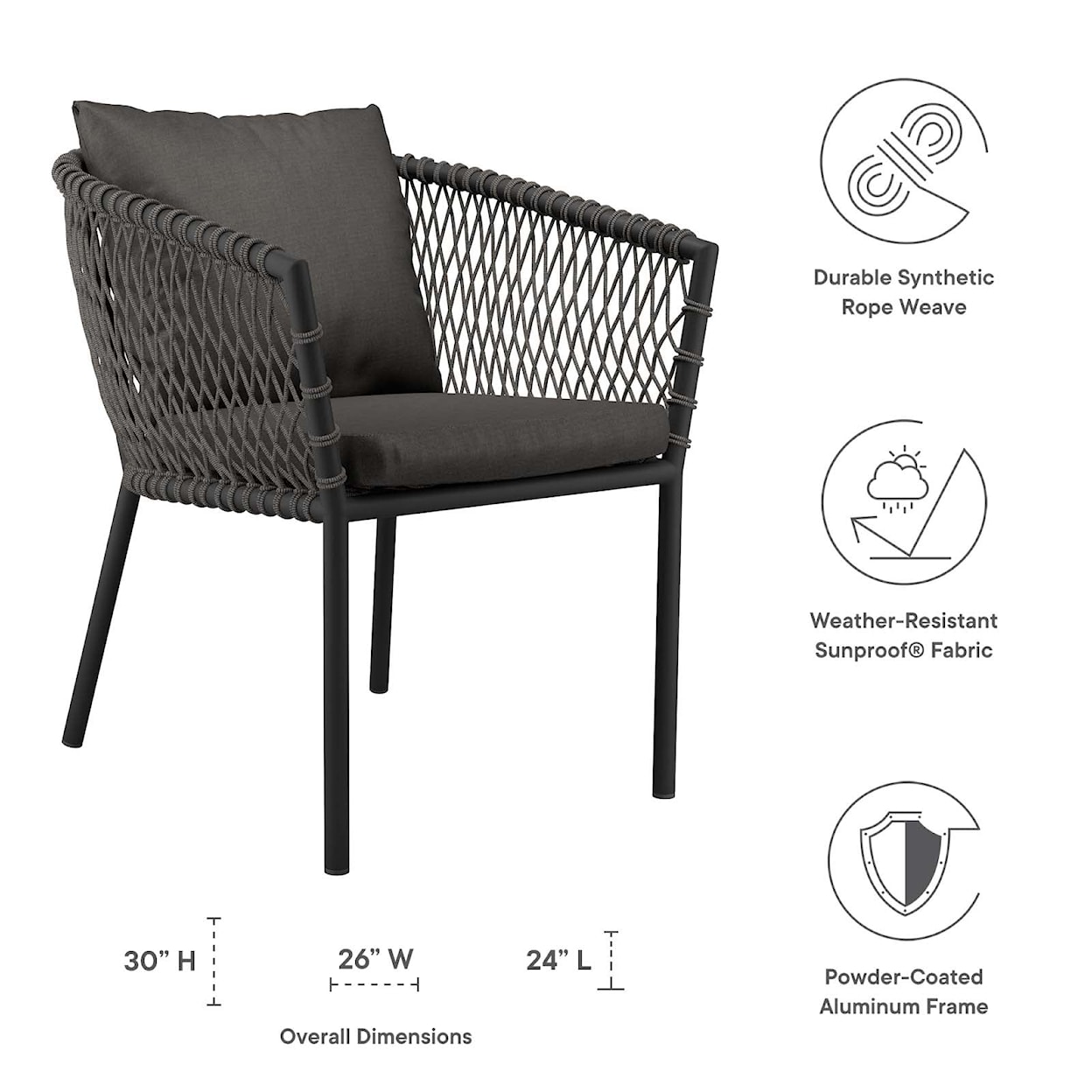 Modway Sailor Sailor Outdoor Patio Dining Armchair