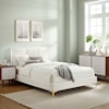 Modway Sofia Sofia Channel Velvet Twin Platform Bed