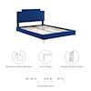 Modway Liva Liva Velvet Full Bed