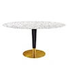 Modway Zinque Zinque 60" Oval Terrazzo Dining Table