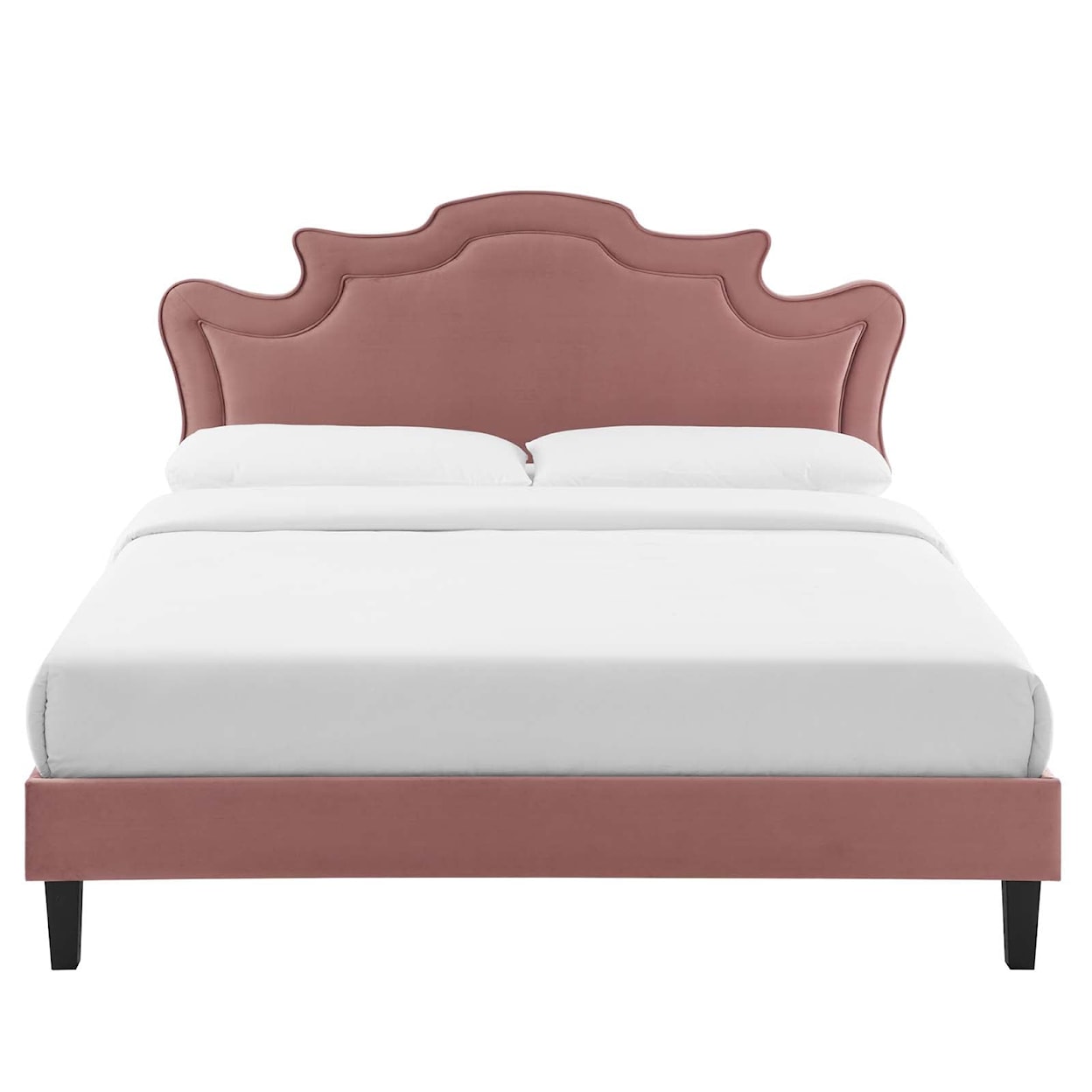 Modway Neena Neena Velvet Twin Bed