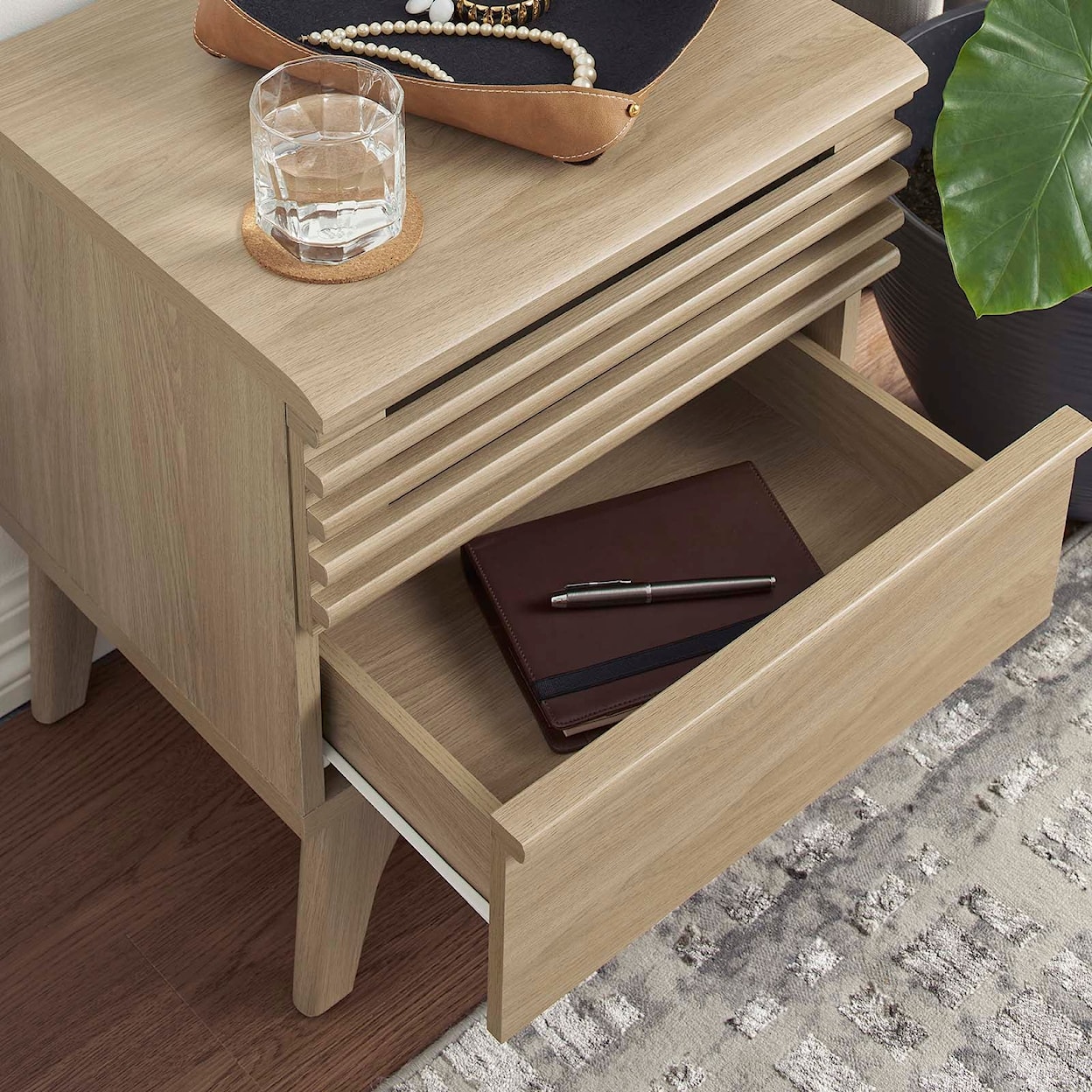 Modway Render Mid-Century Bedside Table