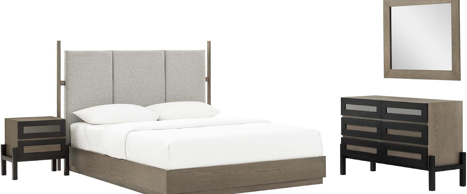 Merritt 4 Piece Upholstered Bedroom Set