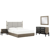 Merritt 4 Piece Upholstered Bedroom Set