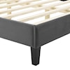 Modway Current Current Velvet Full Platform Bed