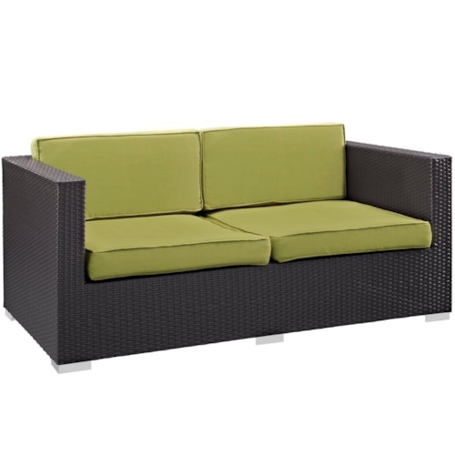 Gather Outdoor Patio Loveseat By Modway