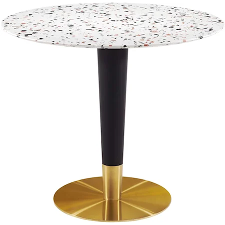 Zinque 36" Round Terrazzo Dining Table