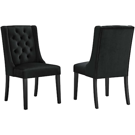 Baronet Velvet Dining Chairs - Set of 2