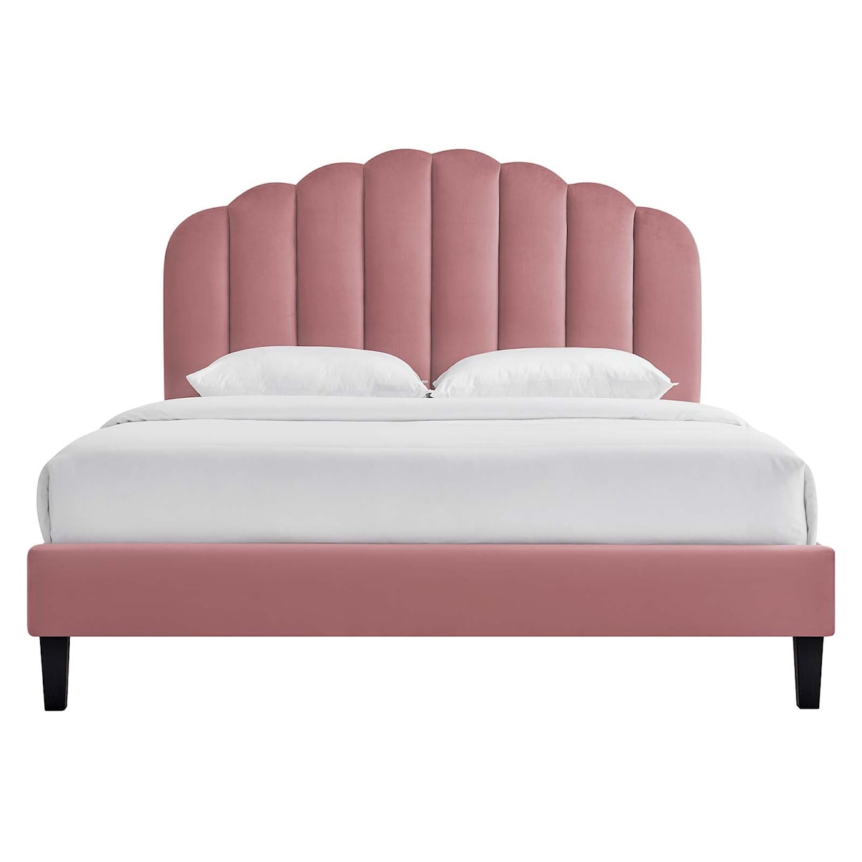 Modway Daisy Daisy Velvet Twin Platform Bed