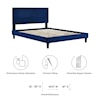 Modway Yasmine Yasmine Channel Velvet Twin Platform Bed