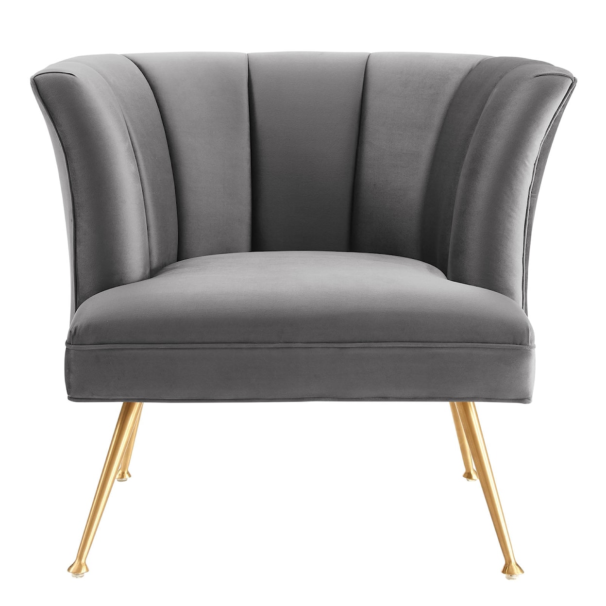 Modway Veronica Veronica Channel Velvet Armchair