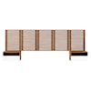 Modway Render Queen Headboard and Modern Nightstands