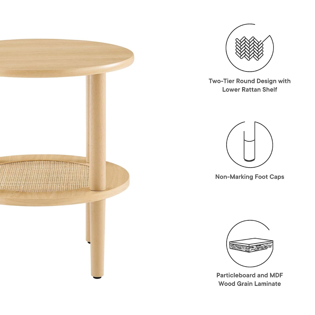 Modway Torus Torus Round Side Table