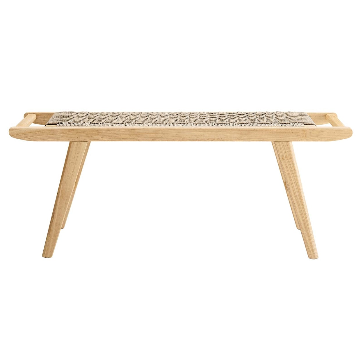 Modway Saoirse Saoirse 47" Wove Rope Wood Bench