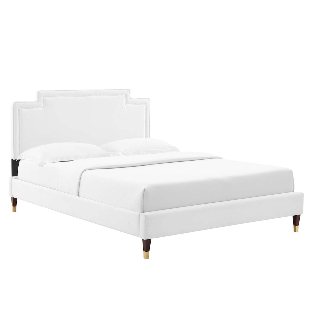 Modway Liva Liva Velvet Queen Bed