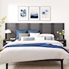 Modway Render Queen Headboard and Modern Nightstands