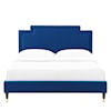 Modway Liva Liva Velvet Twin Bed