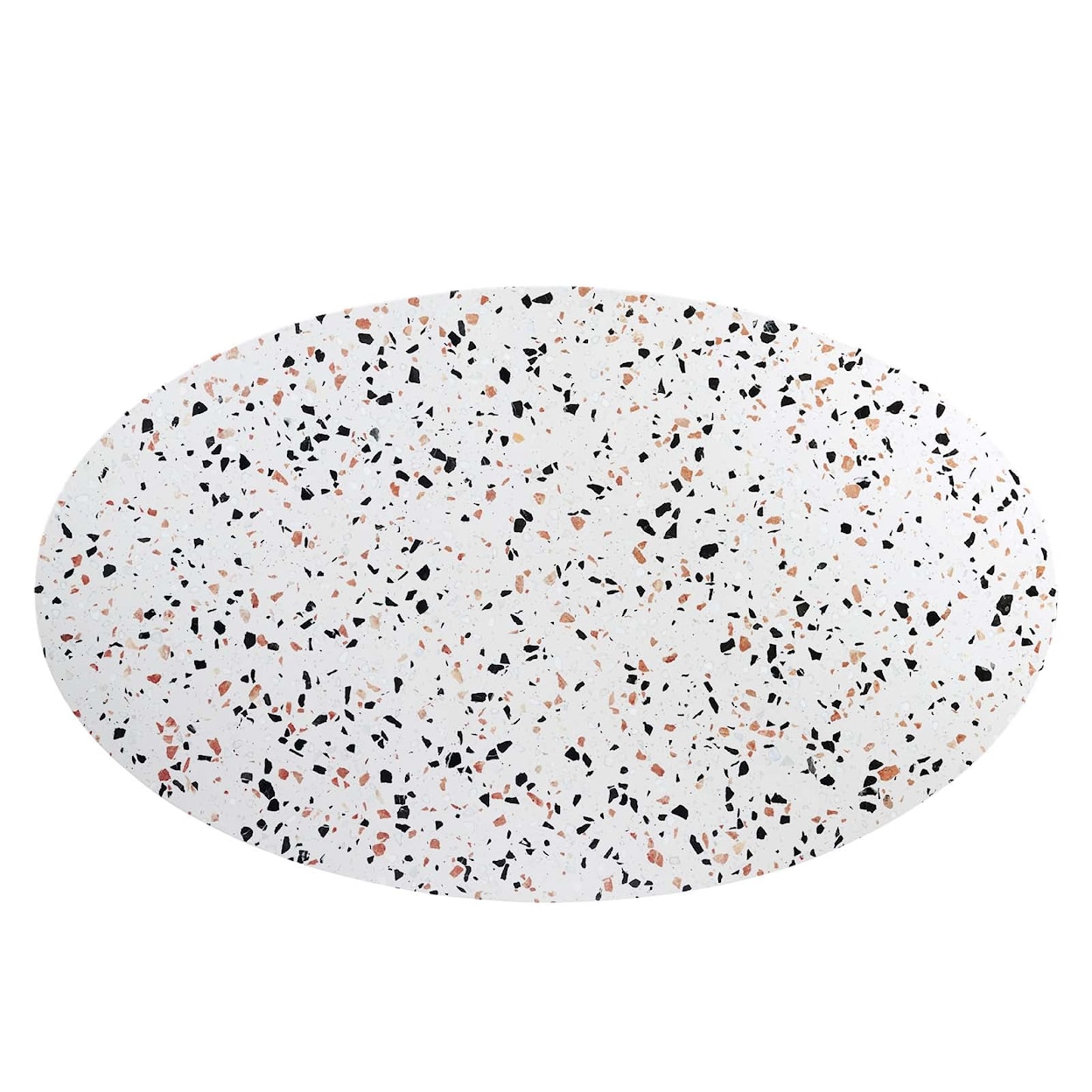 Modway Lippa Lippa 60" Oval Terrazzo Dining Table