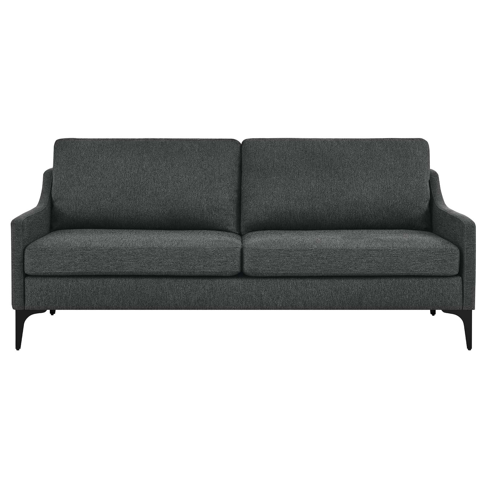 Modway Corland EEI-6019-CHA Corland Upholstered Fabric Sofa | Value ...