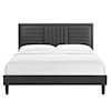 Modway Sofia Sofia Channel Velvet Queen Platform Bed