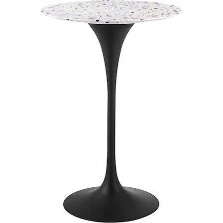 Lippa 28" Round Terrazzo Bar Table