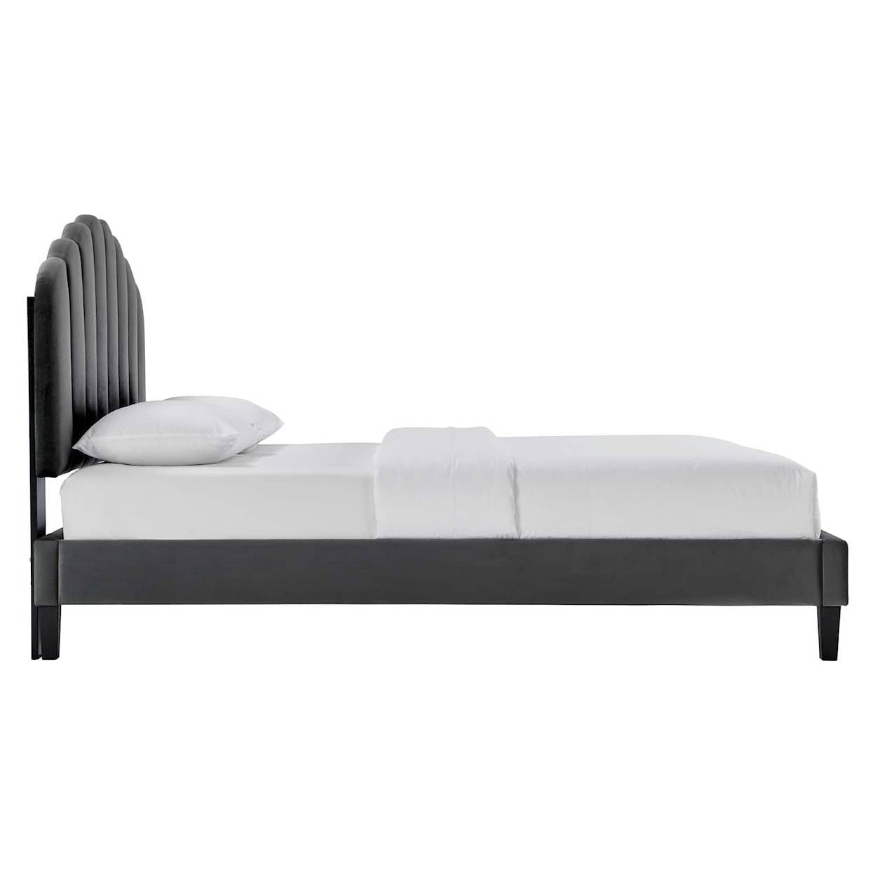 Modway Daisy Daisy Velvet Twin Platform Bed