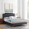 Modway Liva Liva Velvet Queen Bed