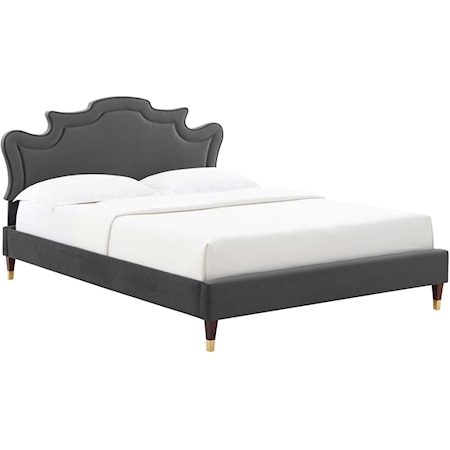 Neena Velvet Full Bed