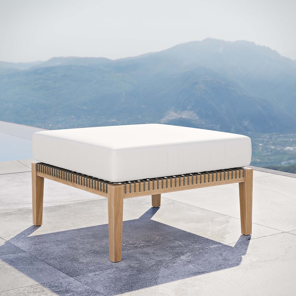 Modway Clearwater Outdoor Patio Ottoman