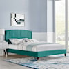 Modway Alessi Alessi Velvet Queen Platform Bed