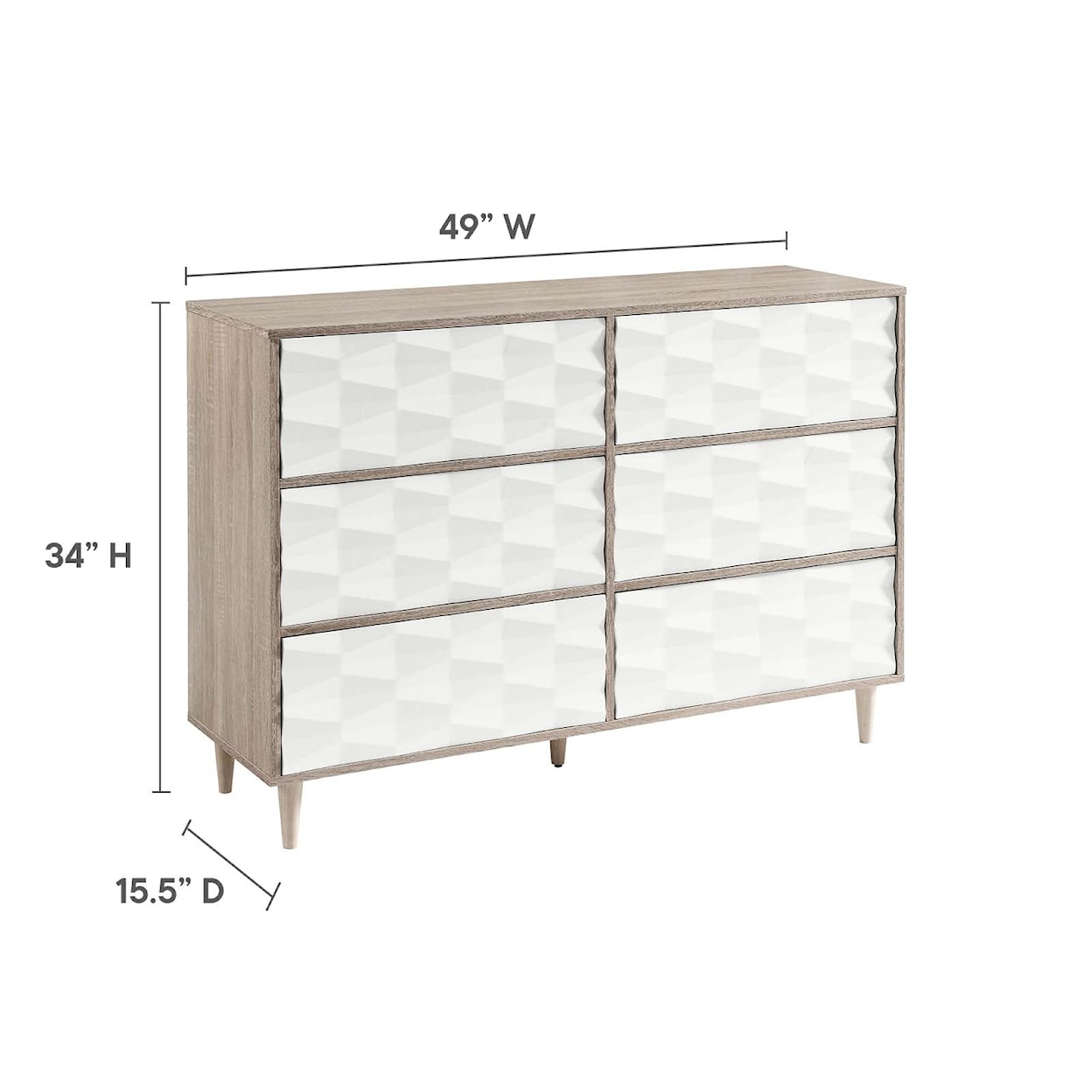 Modway Vespera Vespera 6-Drawer Dresser