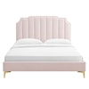 Modway Colette Colette Queen Velvet Platform Bed