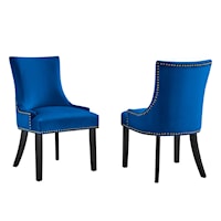 Marquis Performance Velvet Dining Chairs - Set of 2
