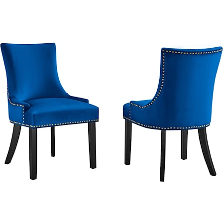 Marquis Velvet Dining Chairs - Set of 2